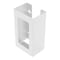 Origin Dispensing Solutions Glove Dispenser-Single-Front Cut Out-Steel-White GL10X04WH - alternate 2