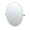 Gatco Sky 32" Frameless Oval Mirror, Chrome 5559LG - alternate 1