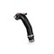 Hps Performance Intercooler Cold Side Charge Pipe Turbo Elbow, Black,  17-151WB - alternate 1