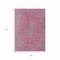 Homeroots 8' X 10' Pink And Lavender Medallion Washable Indoor Outdoor Area Rug 616289 - alternate 2