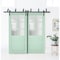 Sartodoors Sliding Closet Barn Bypass Doors Solid Core Modern Interior VEREGIO7339BBB-OLI-36 x 80 (2* 18x80) - alternate 3