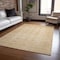 Homeroots 8' X 10' Beige And Rust Floral Medallion Washable Indoor Outdoor Area Rug 615941 - alternate 5