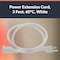 Newhouse Electric 3-foot White Power Extension Cord EXTCORD3FT-WH - alternate 5