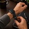 Elegani Band Compatible with Apple Watch 40mm, Black/White, Silver, Black, Yellow Gold, Rose Gold Buckle LSCHPAM-BW-40 - alternate 3