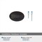 Amerock Vaile 1-3/8 in 35 mm Length Oil-Rubbed Bronze Cabinet Knob, 10PK 10BX53014ORB - alternate 2