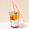 Smarty Had A Party 12 oz. Clear with Metallic Silver Thick Bottom Round Disposable Plastic Tumblers (240 Cups), 240PK 513S-CASE - alternate 1