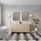 James Martin Vanities Gracyn 72 in. Double Vanity, Coastal Driftwood, w/ 3 CM White Zeus Quartz Top D125-V72-CSD-3WZ - alternate 3