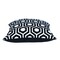 Homeroots 20" Black and White Geometric Cotton Throw Pillow 529280 - alternate 3