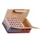 Controltek Pennies Coin Box, Accommodates $25 in Pennies, 15.5" x 19.25" x 4.5", Red/Kraft, 50PK 560059 - alternate 2