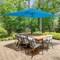 Pure Garden 10 Rectangular Umbrella, Bright Blue 50-LG1281 - alternate 3