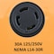Ac Works NEMA 5-20, NEMA L14-30, 10 ft, Orange PD4GF-010 - alternate 3