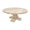 Homeroots 70" Brown Rounded Solid Wood Pedestal Base Dining Table 488691 - alternate 6