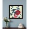 Homeroots Japanese Blossoms Black Framed Print Wall Art 530144 - alternate 2