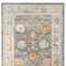 Homeroots 2' X 3' Gray and Orange Floral Stain Resistant Indoor Outdoor Area Rug 531492 - alternate 3