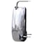 Ilc PETERBILT 337 YEAR 221 CHROME HEATED MOTORIZED DOOR MIRROR W HOOP PASSENGER SIDE 337 YR221 CHRM HEATED MOTORIZED DOOR MIRROR W HOOP - alternate 2