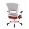Space Seating Pulsar White Frame Managers Chair, Red 317W-W1C1F2W-9 - alternate 3
