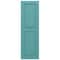 Ekena Millwork True Fit PVC, Two Equal Raised Panel Shutters, Pure Turquoise, 12W x 32H, PR TFP101RPF12X032PT - alternate 5