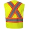 Reflective Apparel ANSI Type R Class 2 Breakaway Mesh Vest with Adjustable Waistline 566GX-LM-2X-5X - alternate 2
