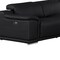 Homeroots Battleship Gray Leather Modular U Shaped Ten Piece Corner Sectional With Console 643933 - alternate 3