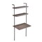 Homeroots Burnt Oak Wall Mounted Floating Desk 402035 - alternate 1