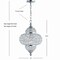 Jonathan Y Juliette 12" Crystal/Metal LED Pendant, Chrome JYL6111A - alternate 5