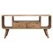Homeroots 43in Brown Solid Wood Enclosed and Open Storage TV Stand 727854 - alternate 3