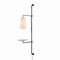 Jonathan Y Andre 11.5" 1-Light Contemporary Industrial Iron Plug-In w/Adjustable White Marble Table LED Sconce,  JYL1304A - alternate 1