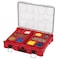 Milwaukee Tool PACKOUT Tool Case, 10 Compartments, 19-3/4 in W x 15-1/2 in D x 4-5/8 in H, Red, Plastic 48-22-8430 - alternate 6
