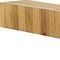 Homeroots 60" Natural Solid Wood Wall Mounted Floating Shelf 639948 - alternate 4