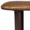 Homeroots 48in Light Brown Genuine Leather and Solid Wood Upholstered Bench 722885 - alternate 2