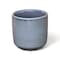 Homeroots Gray Ceramic 44 Ounce Crackle Mosaic Round Distressed Pot Planter 487387 - alternate 5