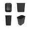 Storex 7 Gallon Waste Basket, Black, 2PK 00710U06C - alternate 3