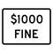 Sign Solutions Usa Traffic Sign, 36 in Width, Aluminum Sign, Horizontal Rectangle DUS06DWT3624R2-6bP1K - alternate 1