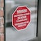 Signmission Warning This Property Is Under 24 H, 4 inch X 4 inch, Vinyl Decal, 2PK OC-D-2PACK-4-318 - alternate 3