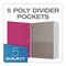 Oxford Five-Subject Notebook, 5 Subject, College Rule, Randomly Assorted Cover Color, 200 11 x 9 Sheets 10588 - alternate 5