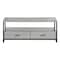 Homeroots 47in Gray Cabinet Enclosed Storage TV Stand 490361 - alternate 1