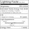 Bulbrite 60-Watt Equivalent Dimmable Clear Filament G25 Medium (E26) LED Bulb, 4000K, 8PK 861631 - alternate 7