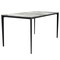Leisuremod Rectangular 55.11 in W, 28.7 in L, Stone/Aluminum, Light Grey ATBL-55IGR-S - alternate 1