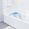 Flash Furniture HERCULES Padded Shower Stool w/Adjustable Height, Non-Slip Feet and Seat Pad in White/Blue DC-HY3401LE-WHTBLU-GG - alternate 5