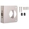 Prosource Door Reinforcer, 2-3/4 in Backset, 1-3/4 in Thick Door, Steel, Satin Nickel, 4-1/2 in H HSH-046SBN-PS - alternate 1