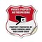 Signmission Private Property Shield Sign No Trespass, 18 Inch X 18 Inch, Vinyl Decal SHI-D-18-443 - alternate 1