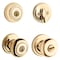 Kwikset Signature Series 991J3SMTCP Knob Lockset, 2 Grade, Keyed Key, Polished Brass 991J 3 SMT CP - alternate 2
