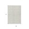 Homeroots 9' X 12' Ivory And Beige Geometric Washable Indoor Outdoor Area Rug 613781 - alternate 5