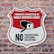 Signmission Video Surveillance Shield Sign Property, 6 Inch X 6 Inch, Plastic Sign SHI-P-6-472 - alternate 3