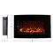 Northwest 36-Inch Wall Mounted Electric Fireplace Curved Glass Heater with Removable Stand 80-WSG032 - alternate 4
