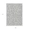 Homeroots 9' X 12' Silver And Ivory Geometric Washable Indoor Outdoor Area Rug 599314 - alternate 4