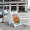 Signmission Indian Food, A-Frame & 2 Decals Installed, Heavy-Duty Plastic Frame SBHD-D-2436-Indian Food - alternate 4
