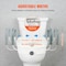 Vevor Raised Toilet Seat 3.5" Height Raised 300 lbs for Round Toilet for Elderly FBL760599 - alternate 4
