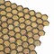Apollo Tile Gold 10.8 in x 11.5 in Glass Glossy Floor and Wall Mosaic Tile 8.63 sqft/case, 10PK APLAHX8808A - alternate 6