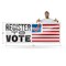 Signmission Register to Vote, 48 Inch x 120 Inch, Vinyl Banner B-120-30832 - alternate 2